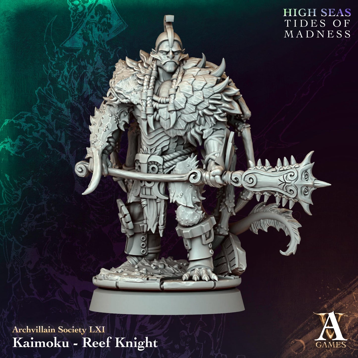 Archvillain Games - Society LXI: Kaimoku, Reef Knight