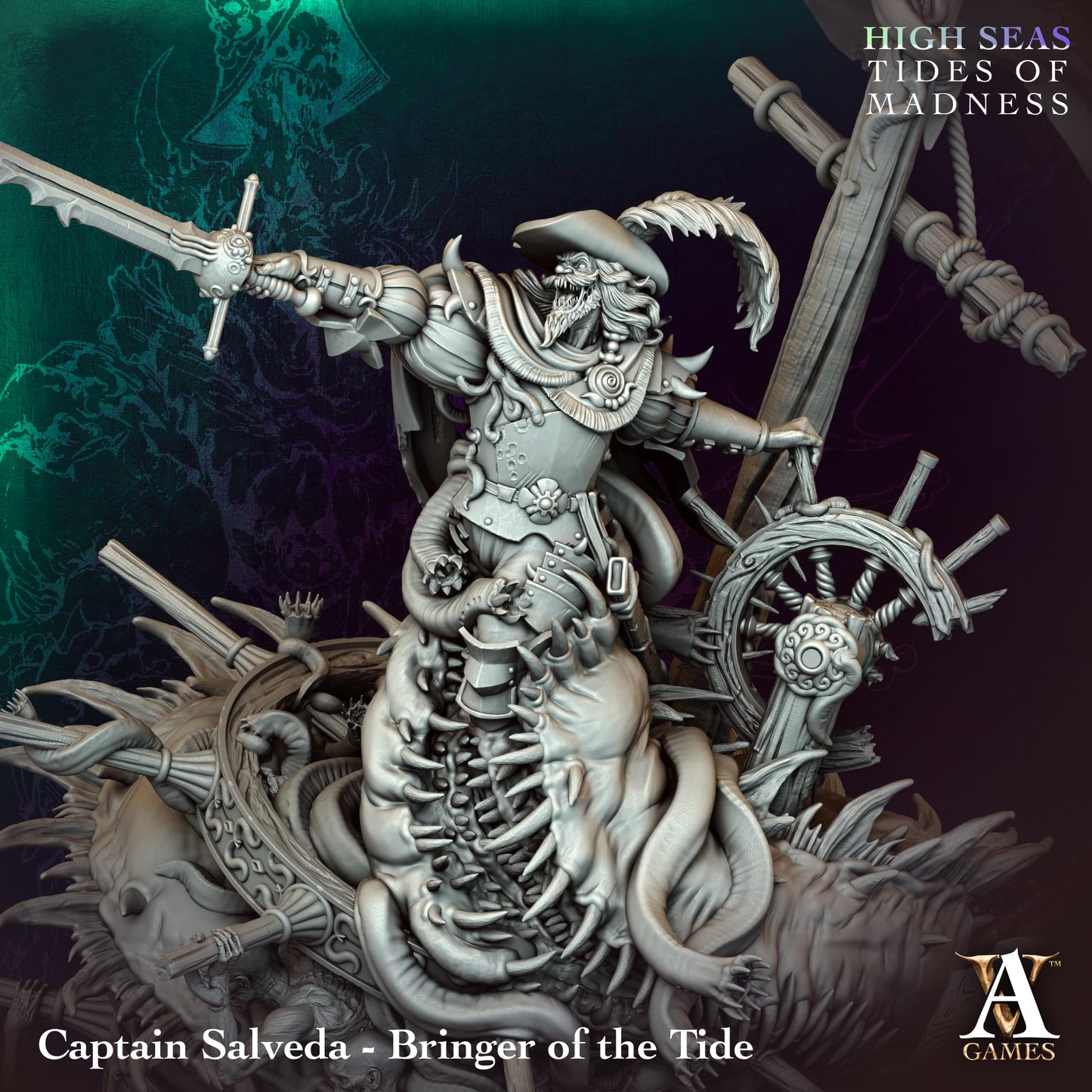 Archvillain Games - High Seas Tides of Madness: Captain Salveda