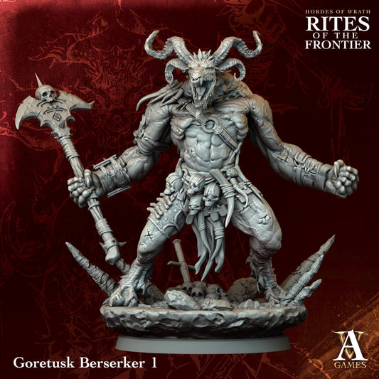 Archvillain Games - Hordes of Wrath: Rites of the Frontier - Goretusk Berserker