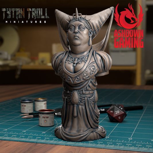 TytanTroll Miniatures - Human Queen-Miniature-Ashdown Gaming