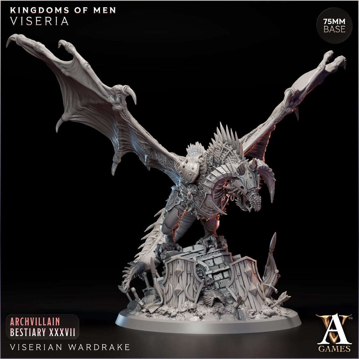 Archvillain Games - Bestiary XXXVII: Viserian Wardrake