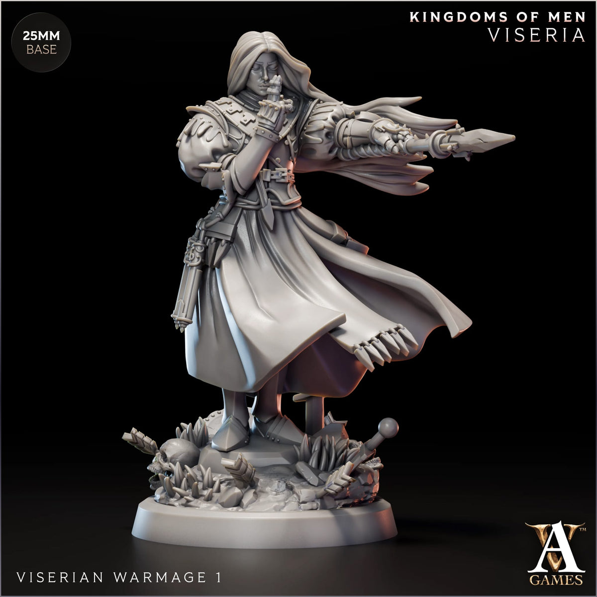 Archvillain Games - Kingdom of Men - Viseria: Viserian Warmage