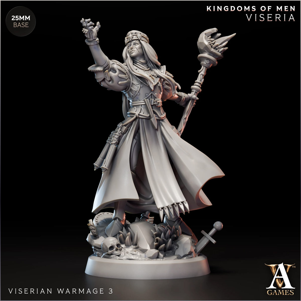 Archvillain Games - Kingdom of Men - Viseria: Viserian Warmage