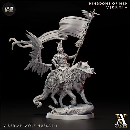 Archvillain Games - Kingdom of Men - Viseria: Viserian Wolf Hussar