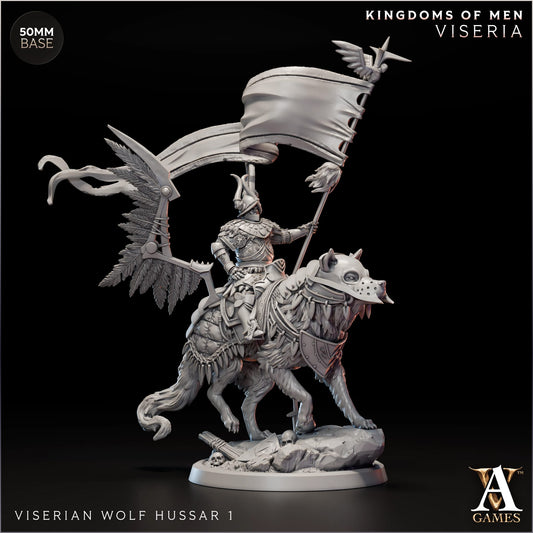 Archvillain Games - Kingdom of Men - Viseria: Viserian Wolf Hussar