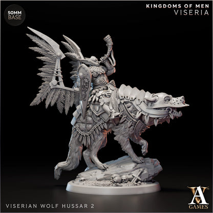 Archvillain Games - Kingdom of Men - Viseria: Viserian Wolf Hussar