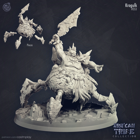 Cast 'n' Play 353: Krogulk-3D Print-Ashdown Gaming