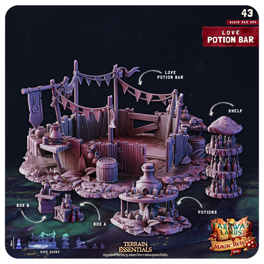 Terrain Essentials 043 - Red Magic Spa: Love Potion Bar