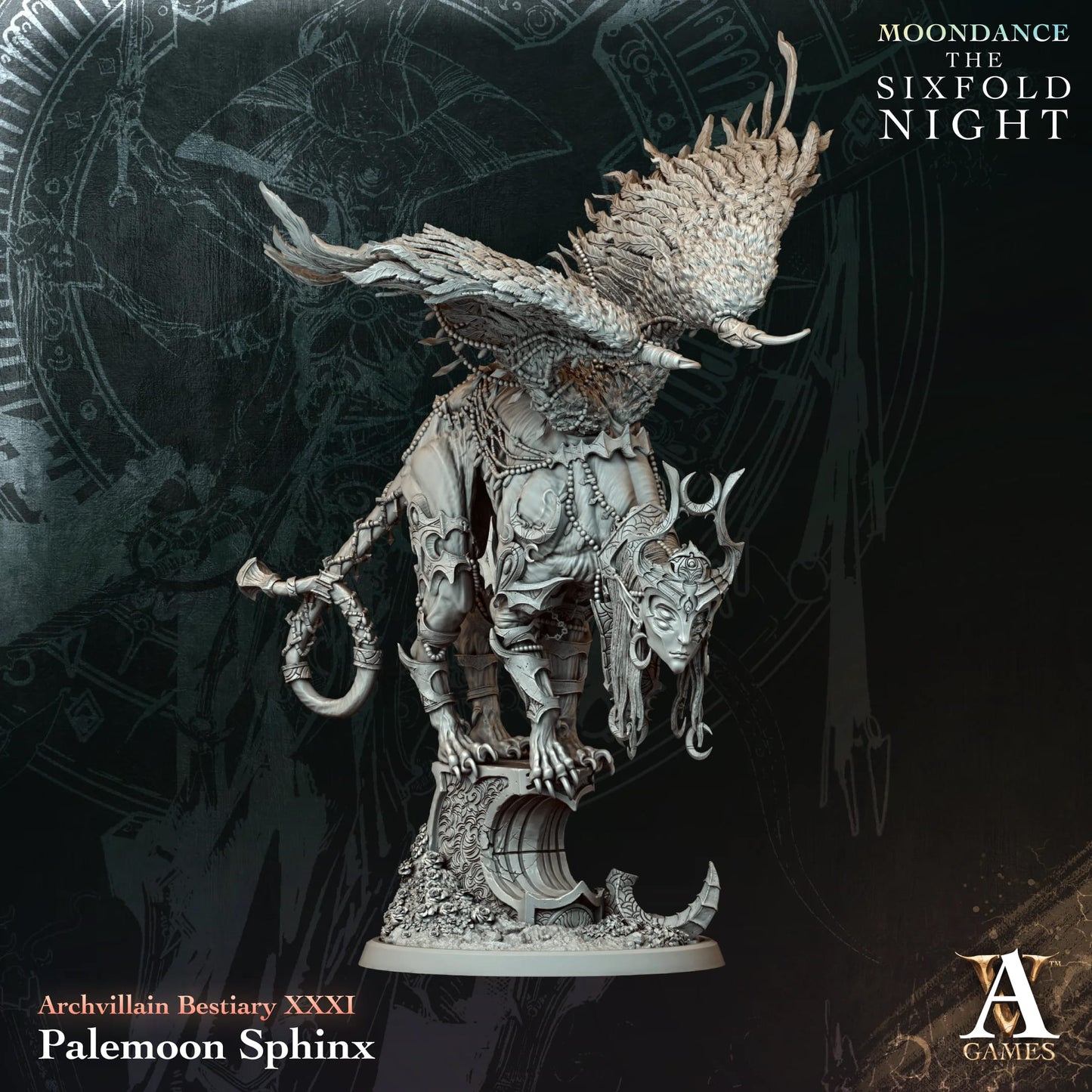 Archvillain Games - Bestiary XXXI: Palemoon Sphinx