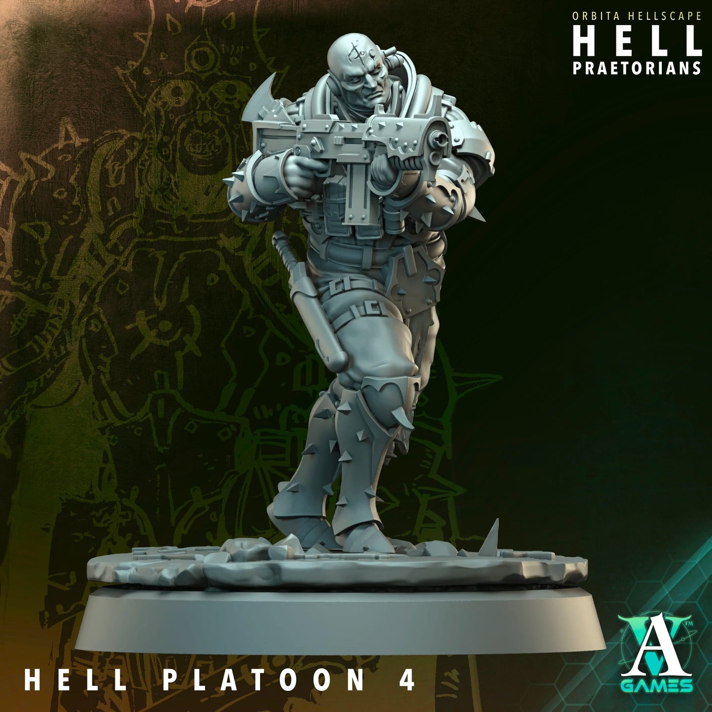 Archvillain Games - Orbita Hellscape: Hell Pratetorians - Hell Platoon