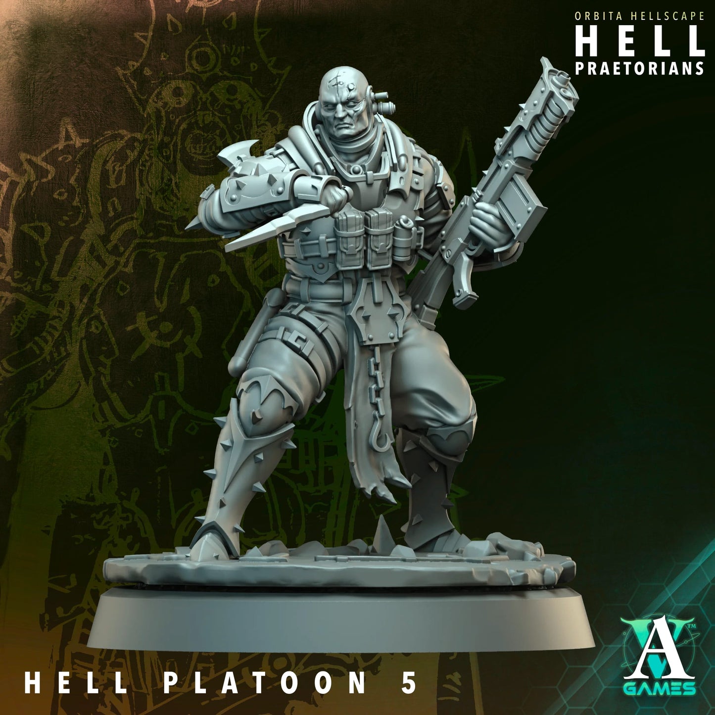 Archvillain Games - Orbita Hellscape: Hell Pratetorians - Hell Platoon