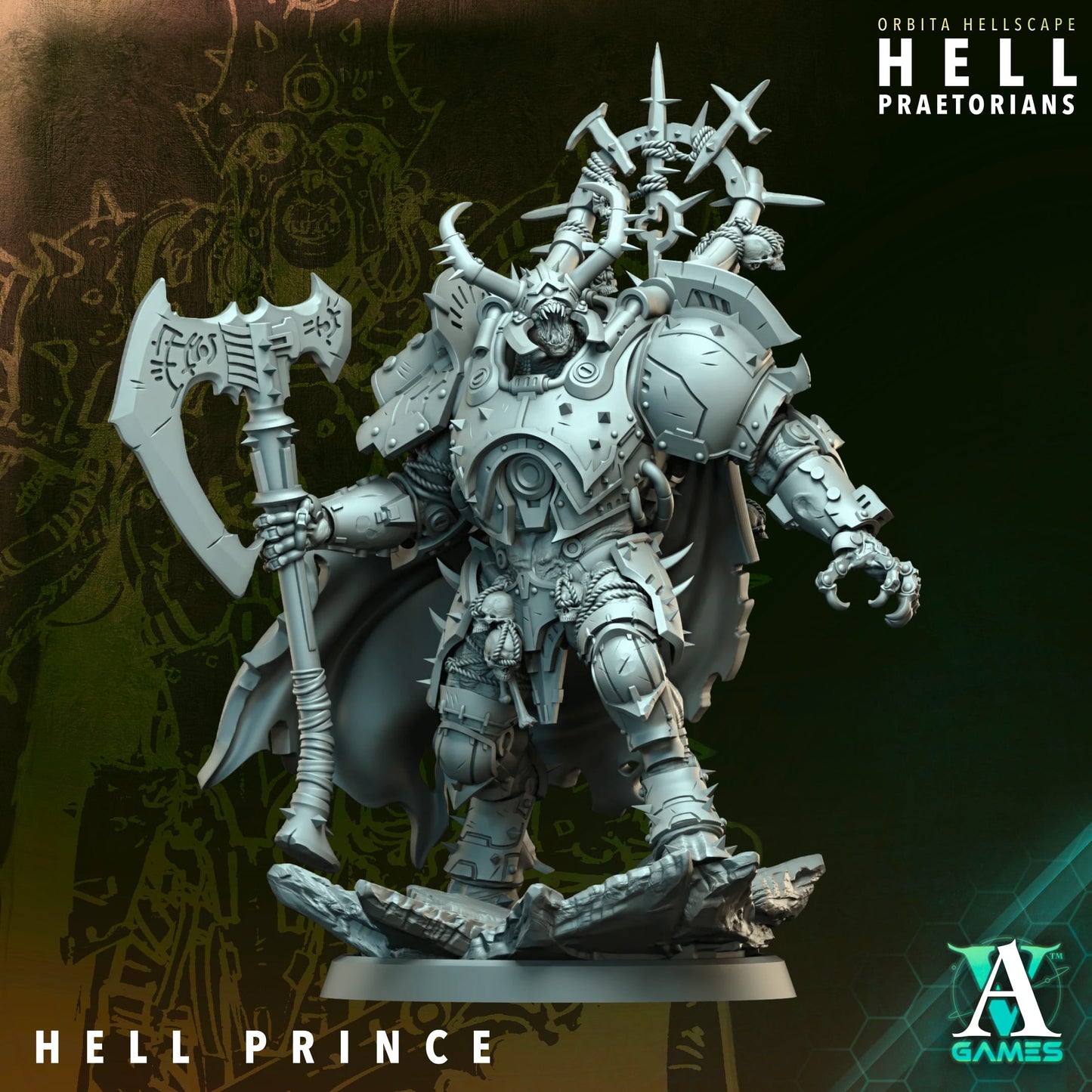 Archvillain Games - Orbita Hellscape: Hell Pratetorians - Hell Prince