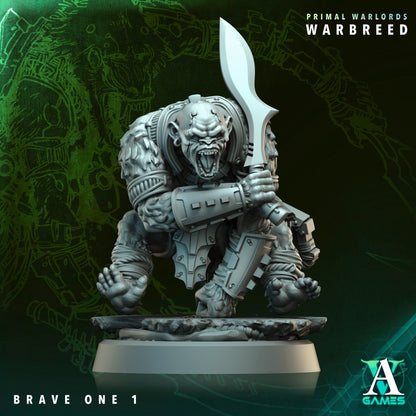 Archvillain Games - Primal Warlords: Warbreed - Brave One