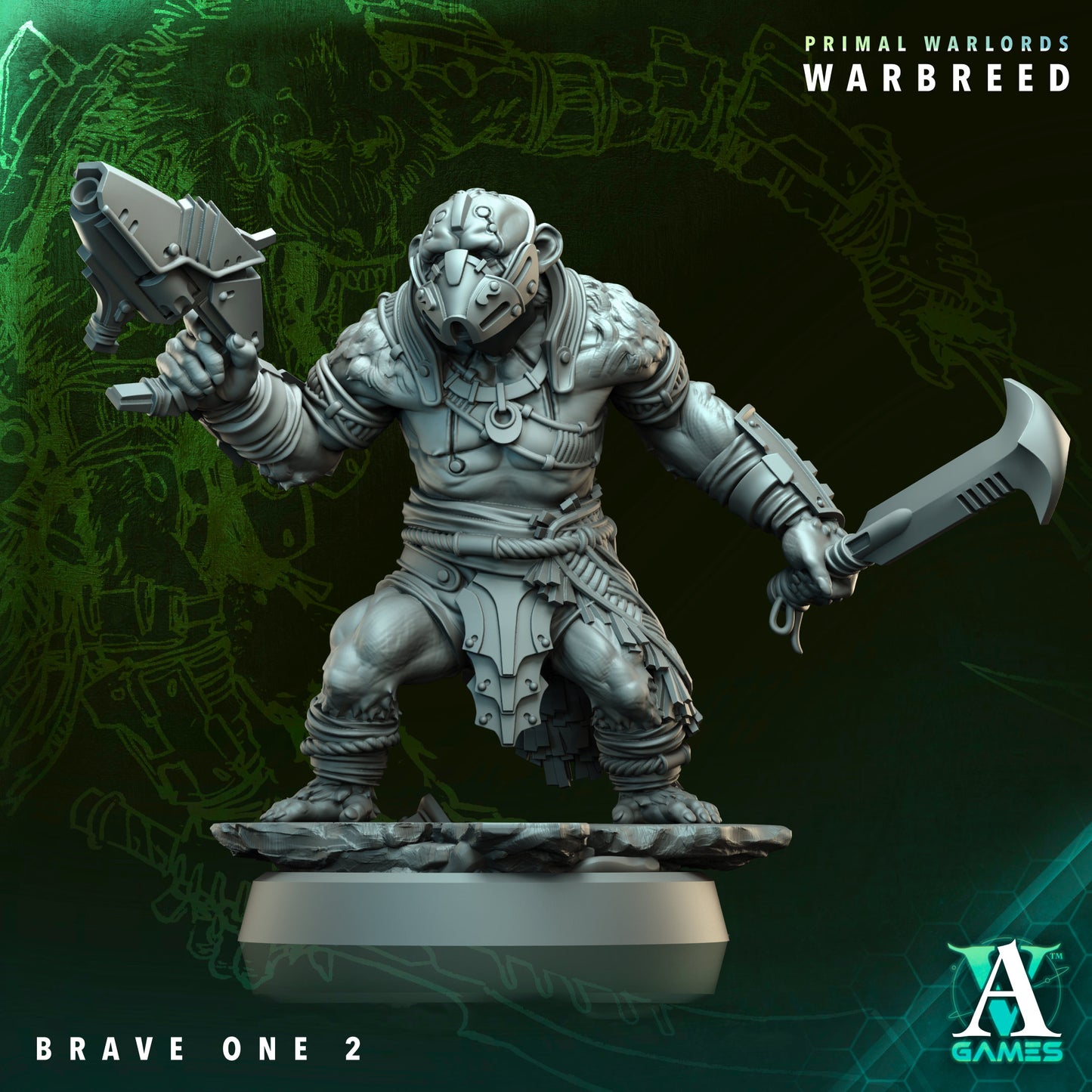 Archvillain Games - Primal Warlords: Warbreed - Brave One