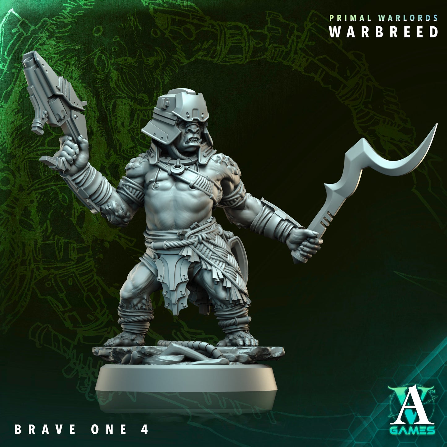 Archvillain Games - Primal Warlords: Warbreed - Brave One