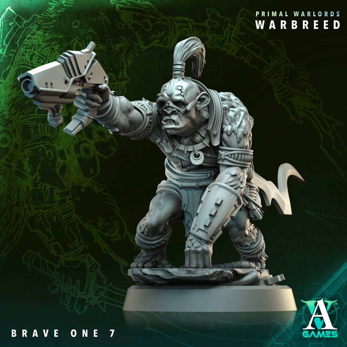 Archvillain Games - Primal Warlords: Warbreed - Brave One