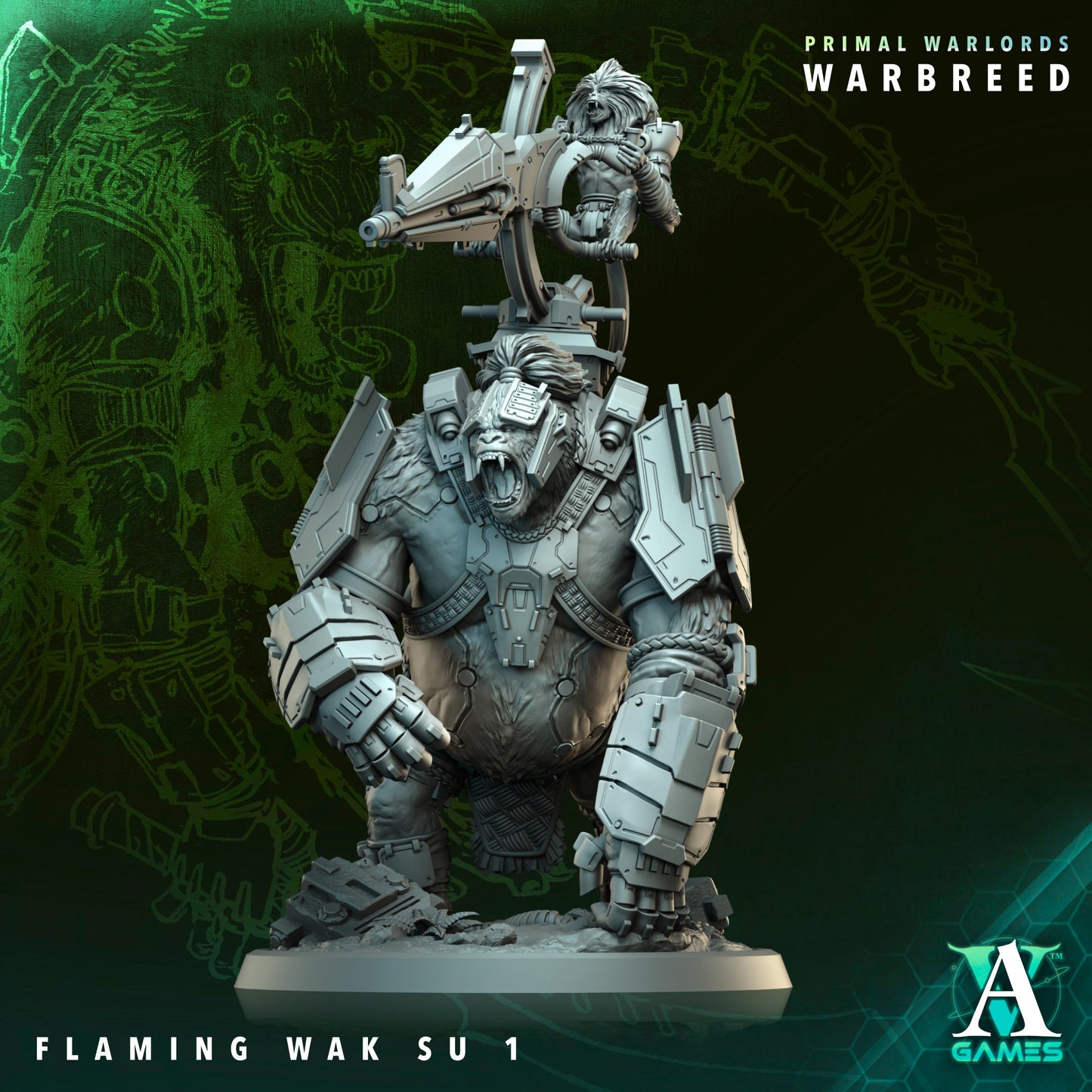 Archvillain Games - Primal Warlords: Warbreed - Flaming Wak Su