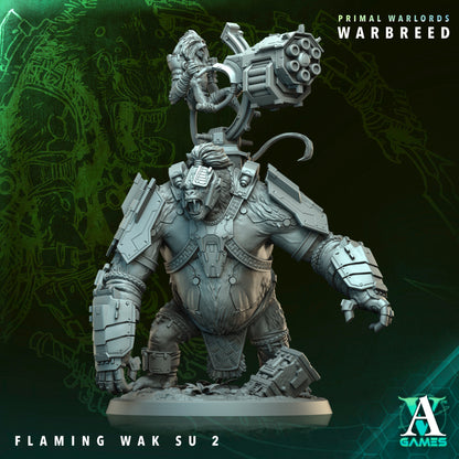 Archvillain Games - Primal Warlords: Warbreed - Flaming Wak Su