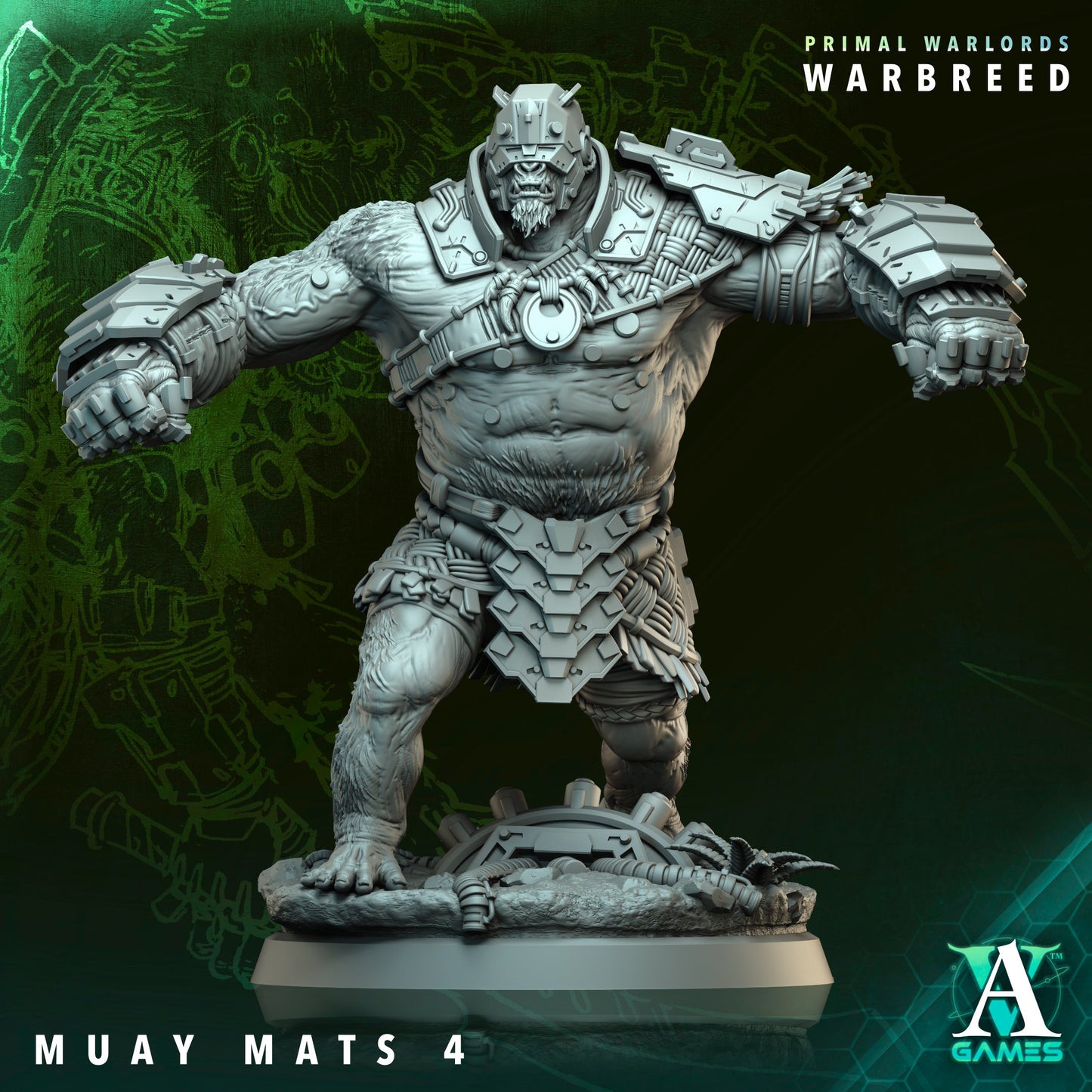 Archvillain Games - Primal Warlords: Warbreed - Muay Mats