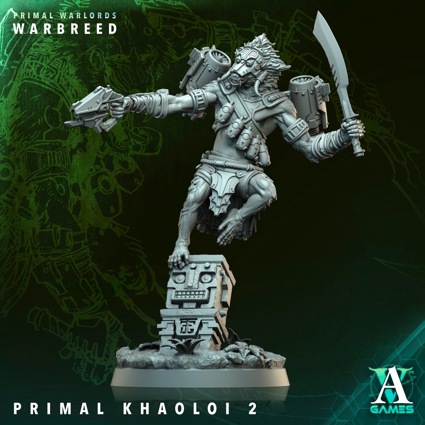 Archvillain Games - Primal Warlords: Warbreed - Primal Khaoloi