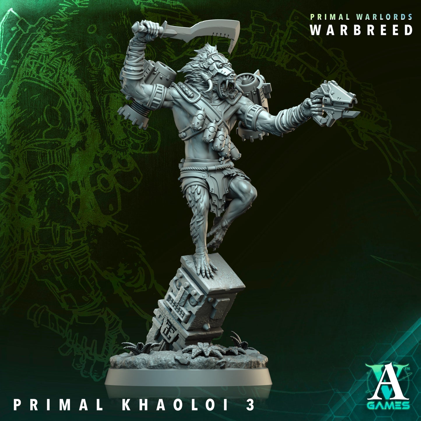 Archvillain Games - Primal Warlords: Warbreed - Primal Khaoloi