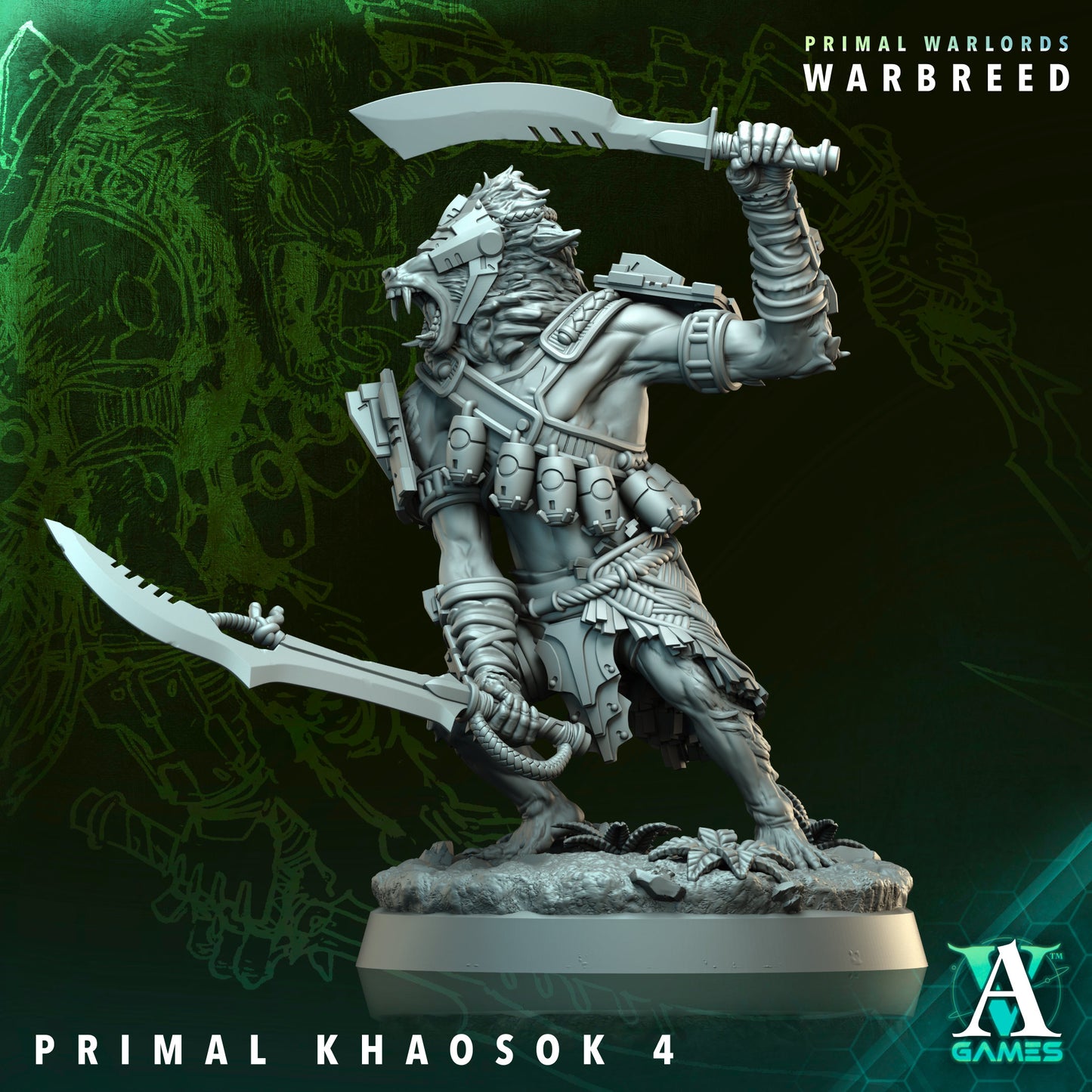 Archvillain Games - Primal Warlords: Warbreed - Primal Khaosok