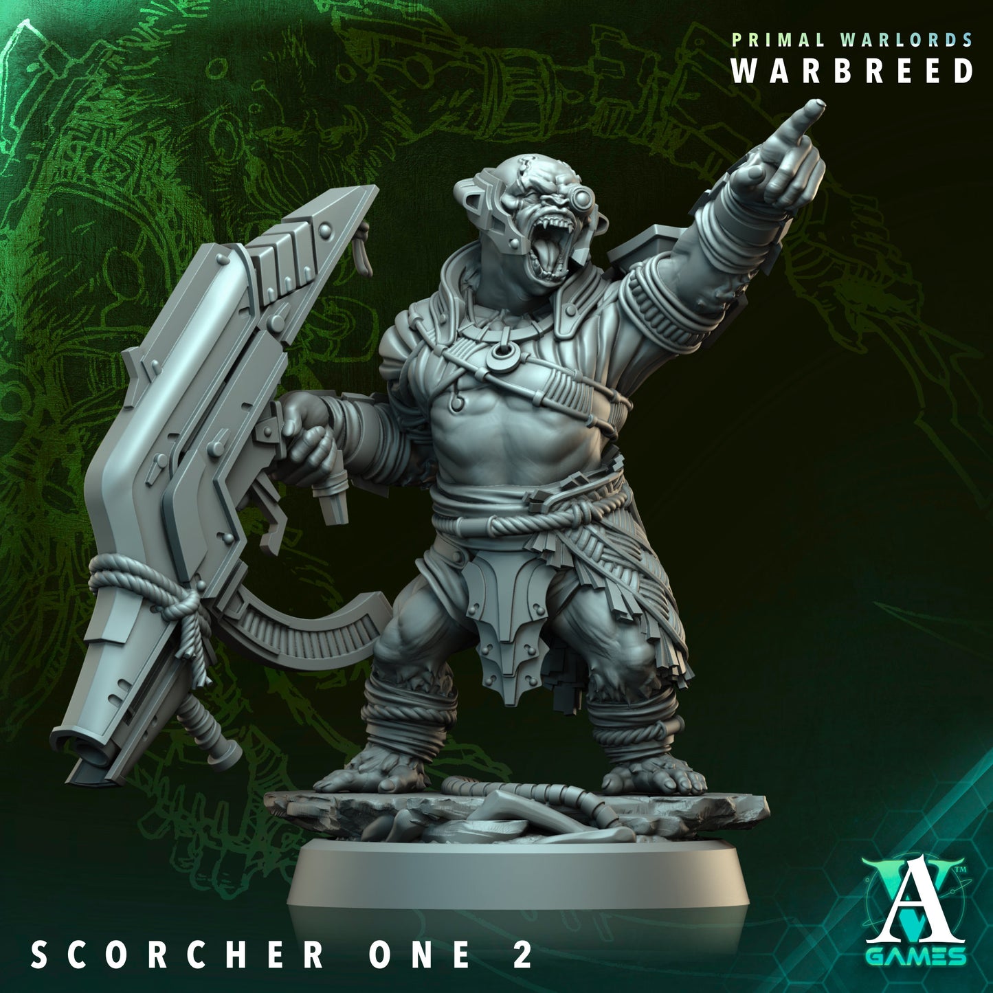 Archvillain Games - Primal Warlords: Warbreed - Scorcher One