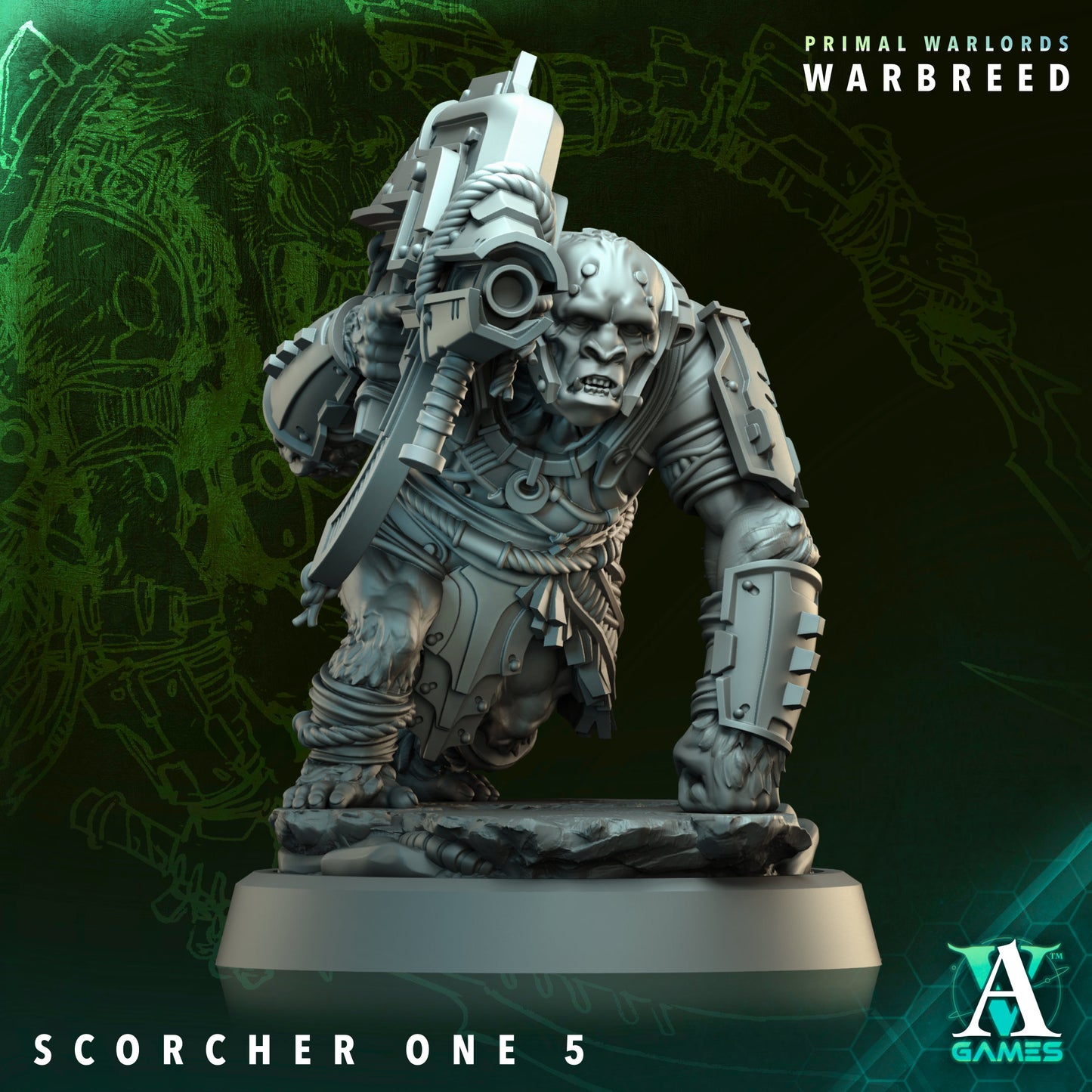Archvillain Games - Primal Warlords: Warbreed - Scorcher One