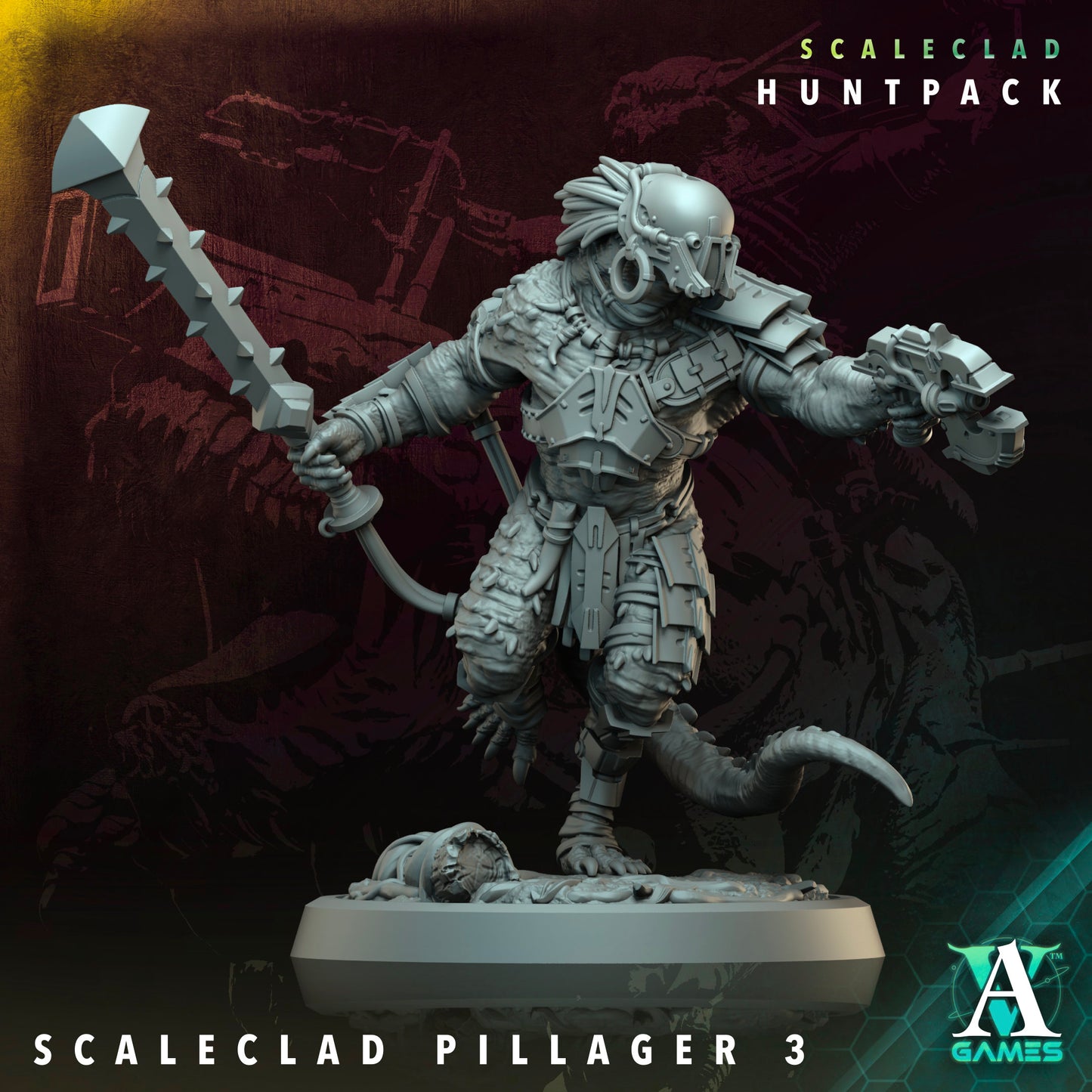 Archvillain Games - Scaleclad Huntpack: Scaleclad Pillager 3