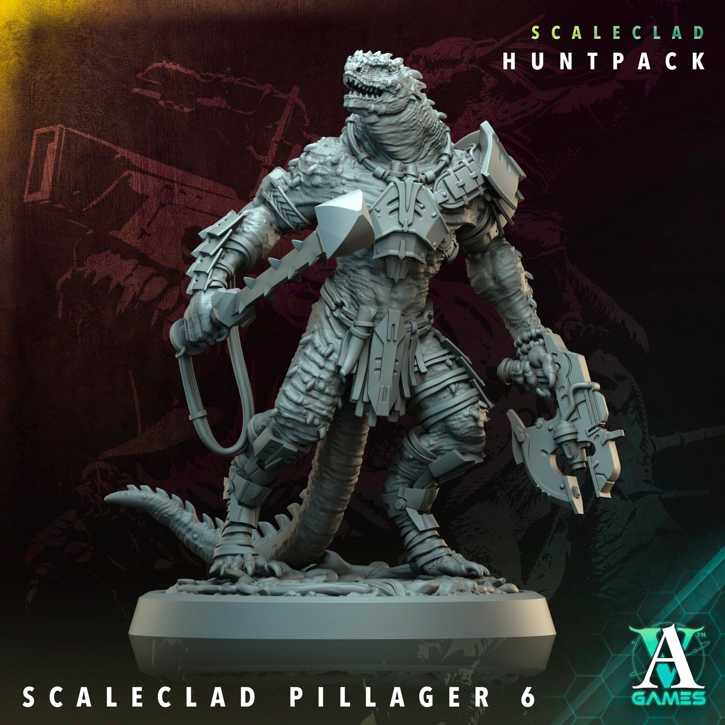 Archvillain Games - Scaleclad Huntpack: Scaleclad Pillager 6