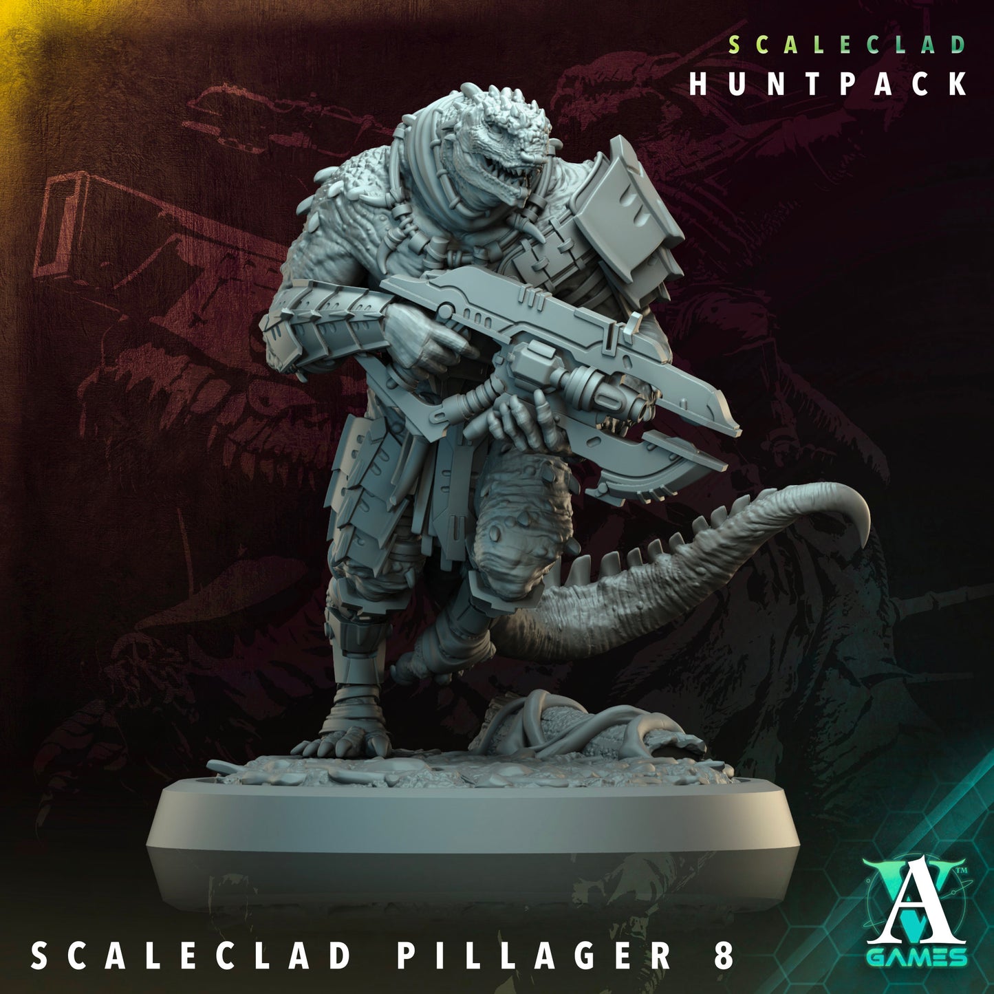 Archvillain Games - Scaleclad Huntpack: Scaleclad Pillager 8