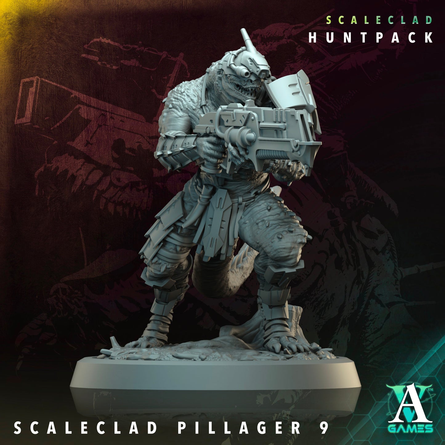 Archvillain Games - Scaleclad Huntpack: Scaleclad Pillager 9