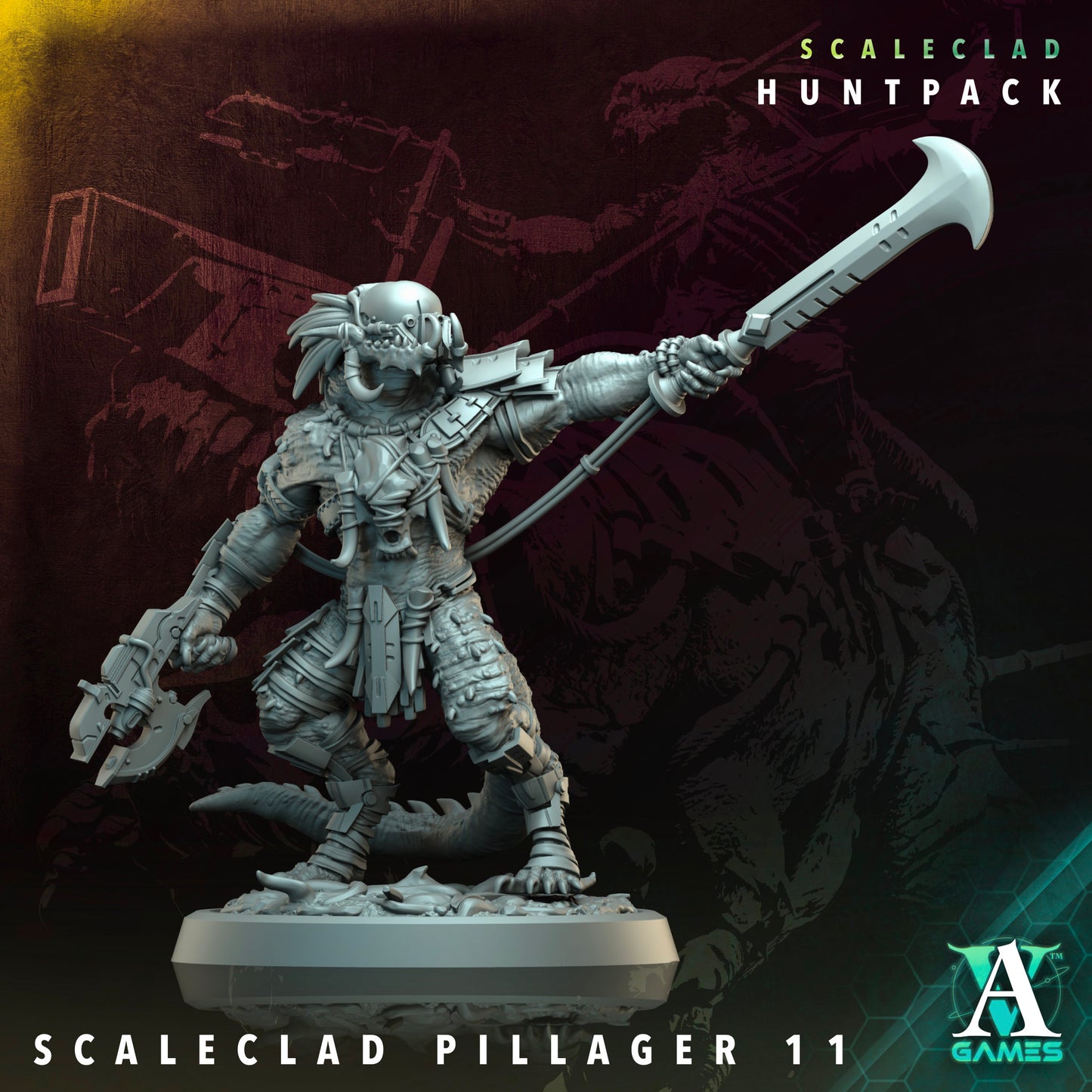 Archvillain Games - Scaleclad Huntpack: Scaleclad Pillager 11