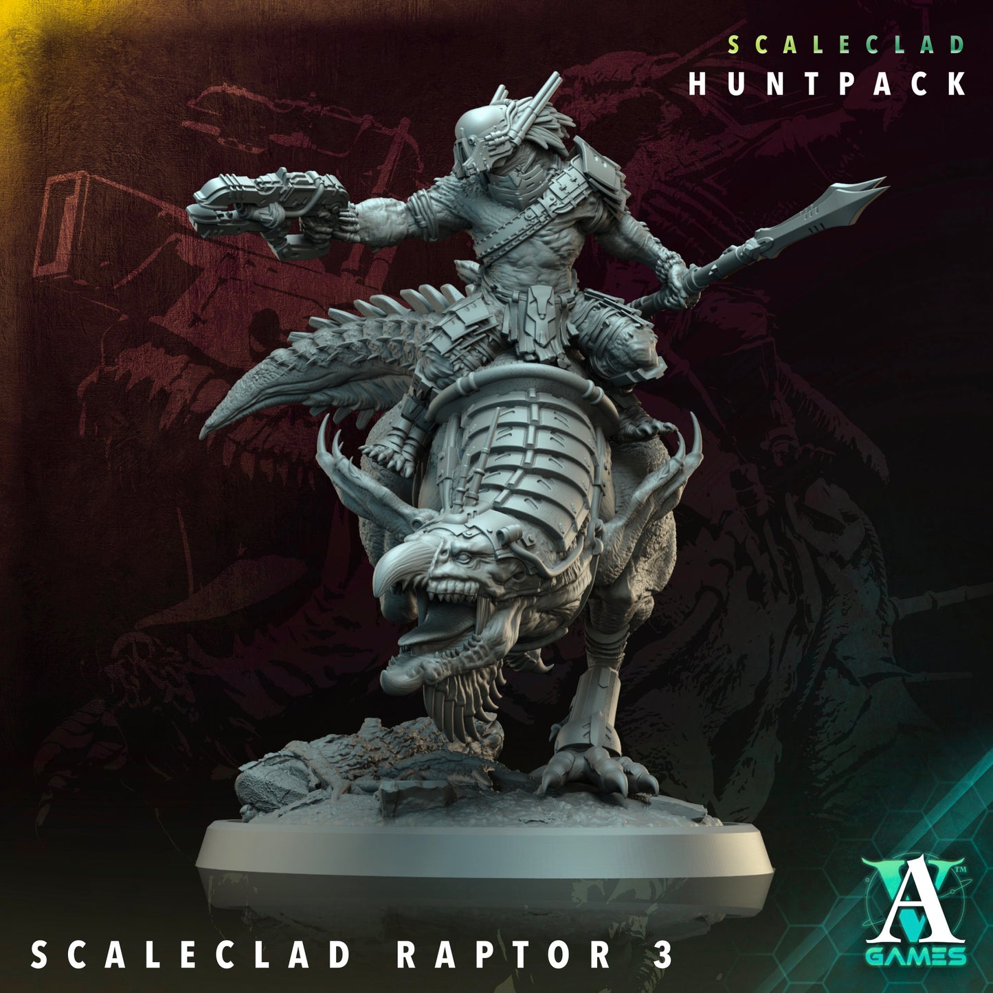 Archvillain Games - Scaleclad Huntpack: Scaleclad Raptor 3