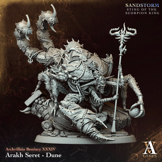 Archvillain Games - Bestiary XXXIV: Arakh Seret, Dune Oracle