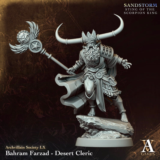 Archvillain Games - Society LX: Bahram Farzad, Desert Cleric