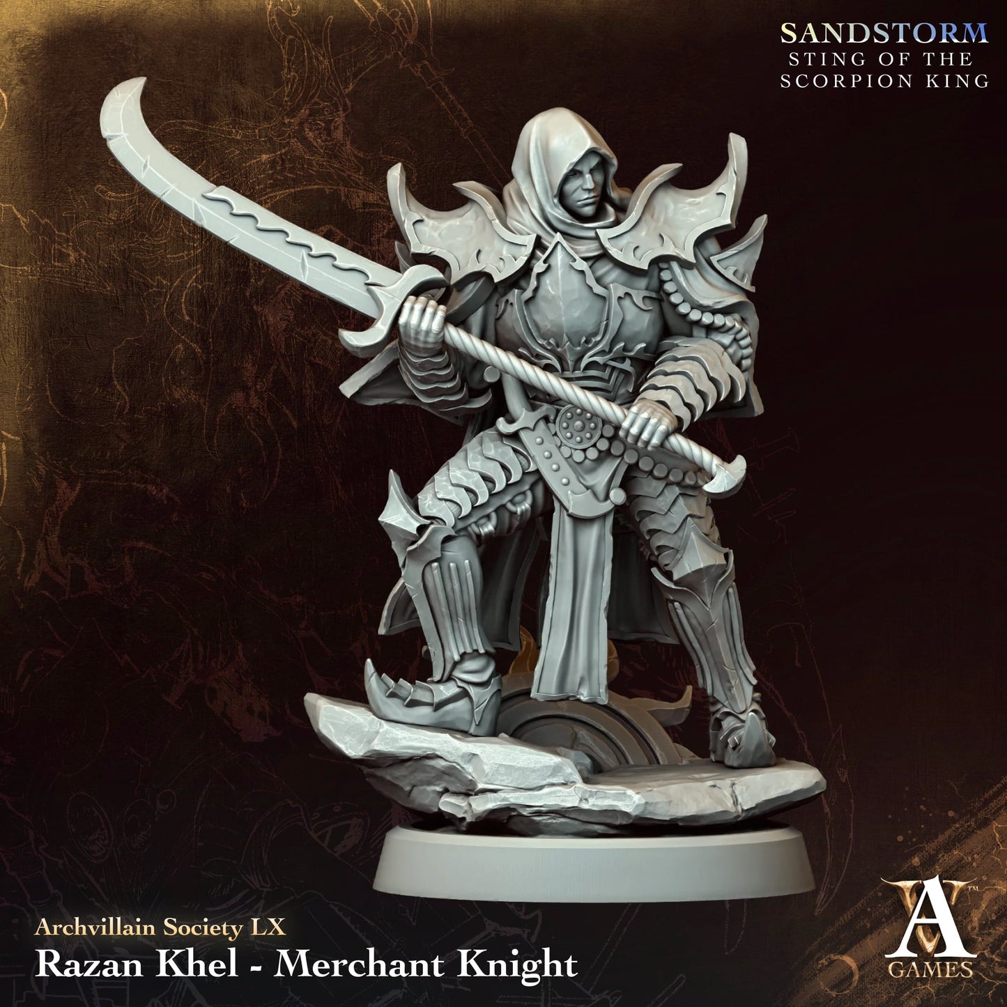 Archvillain Games - Society LX: Razan Khel, Merchant Knight