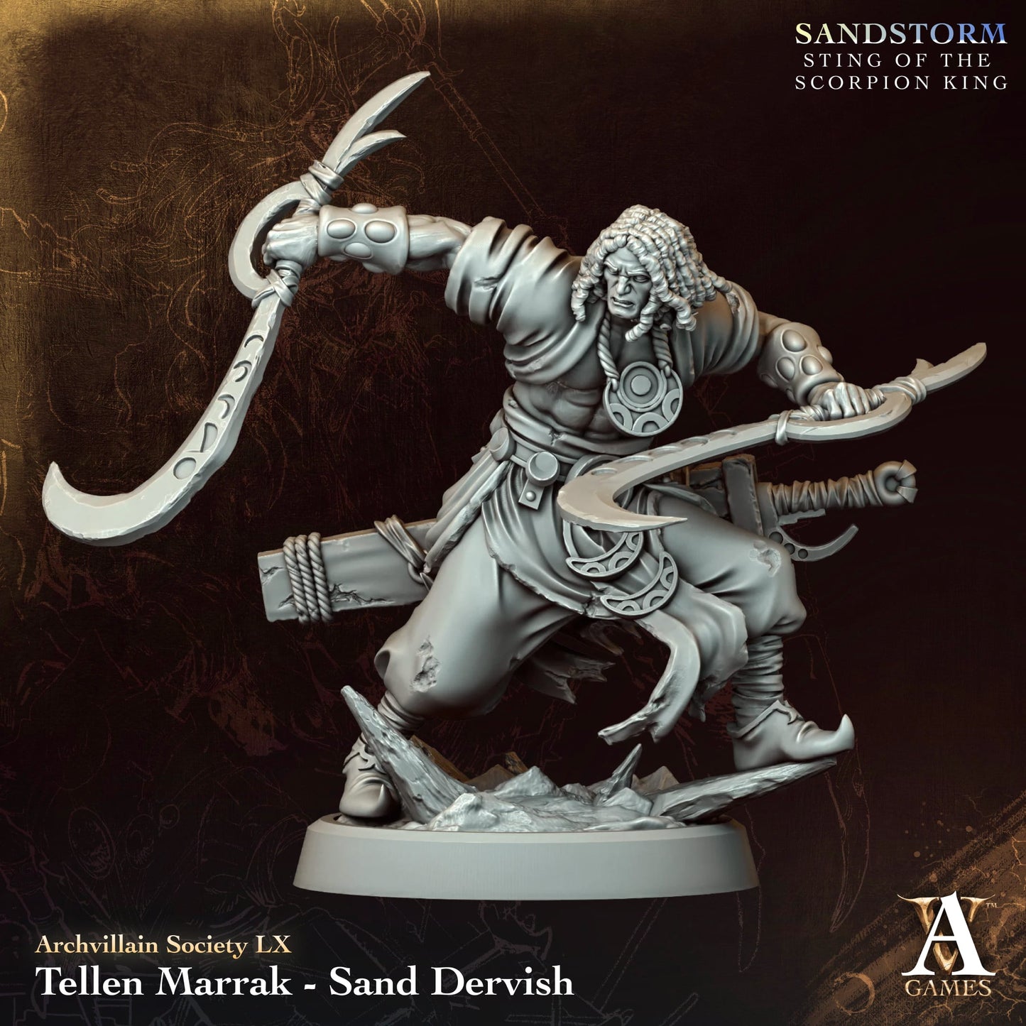 Archvillain Games - Society LX: Tellen Marrak, Sand Dervish