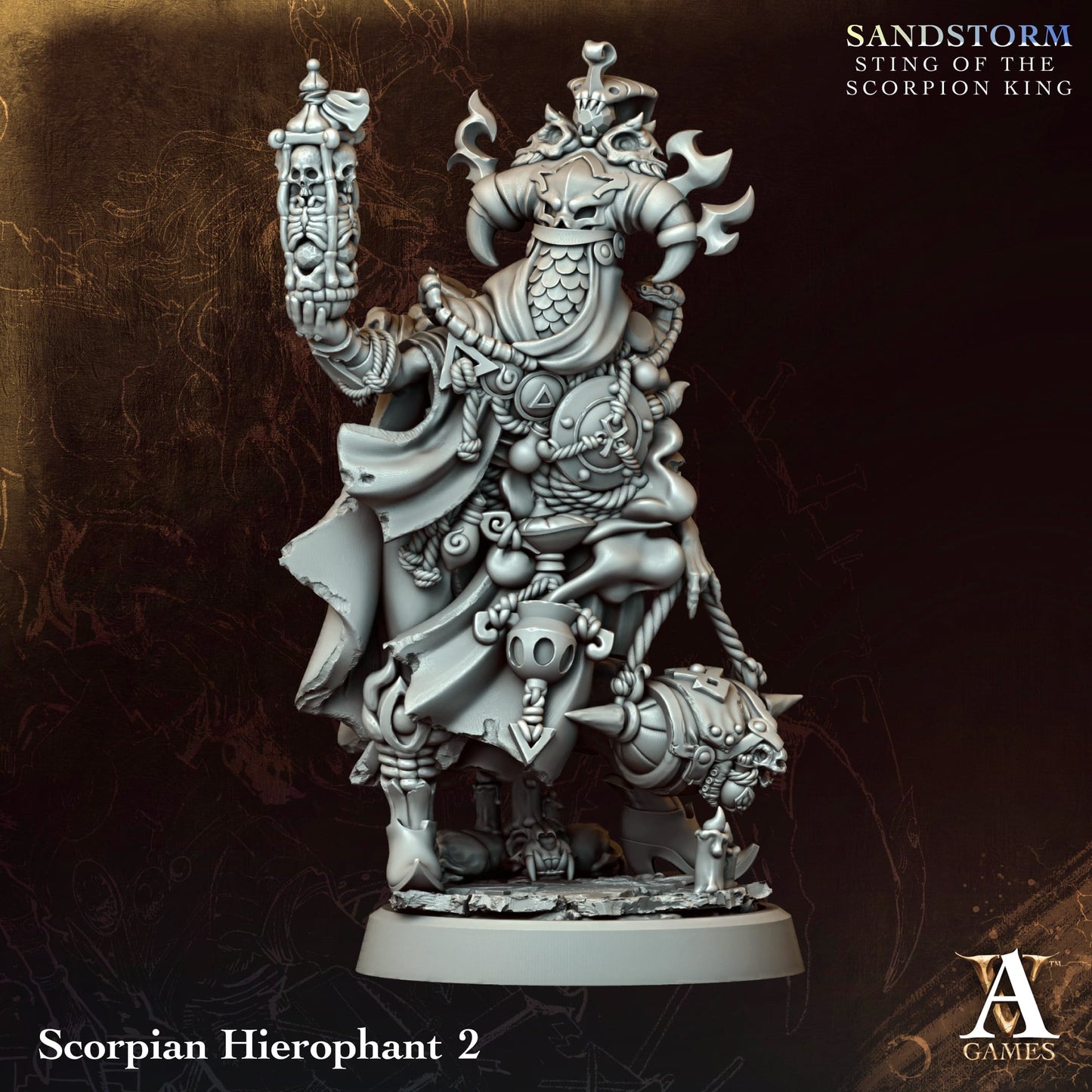 Archvillain Games - Sandstorm, Sting of the Scopion King - Scorpion Hierophant