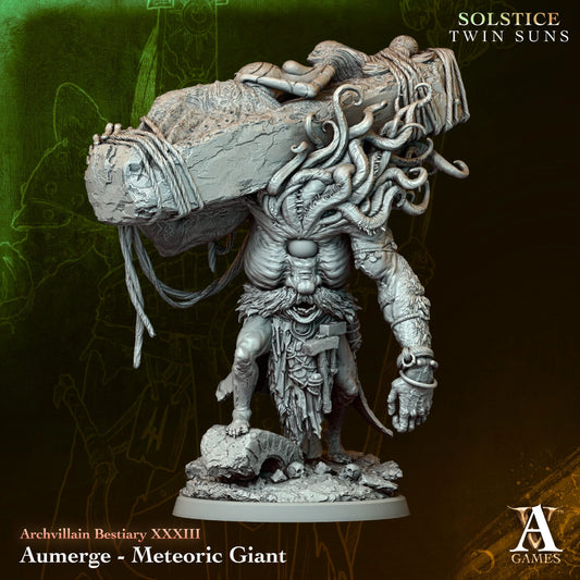 Archvillain Games - Bestiary XXXIII: Aumerge, Meteoric Giant