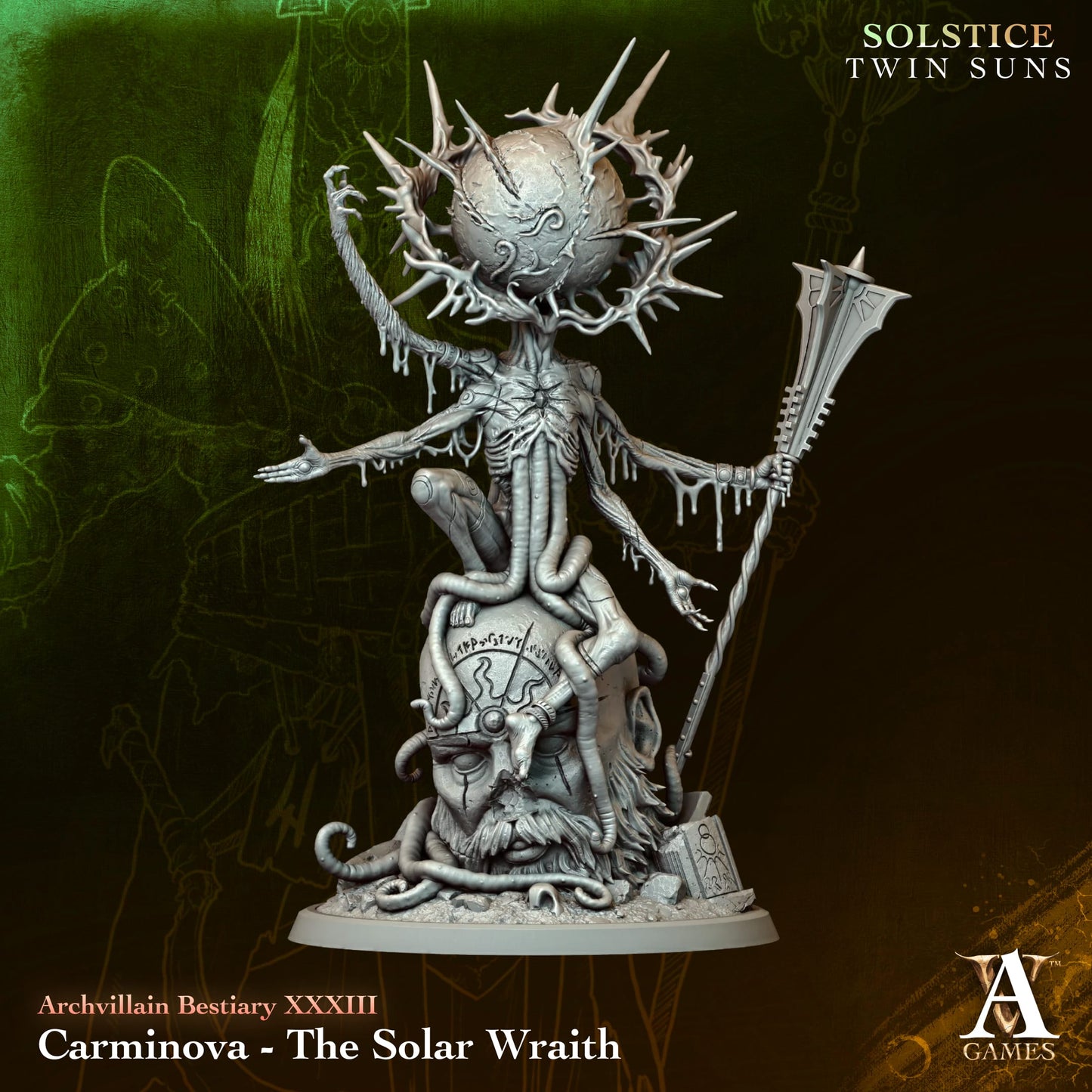 Archvillain Games - Bestiary XXXIII: Carminova, The Solar Wraith