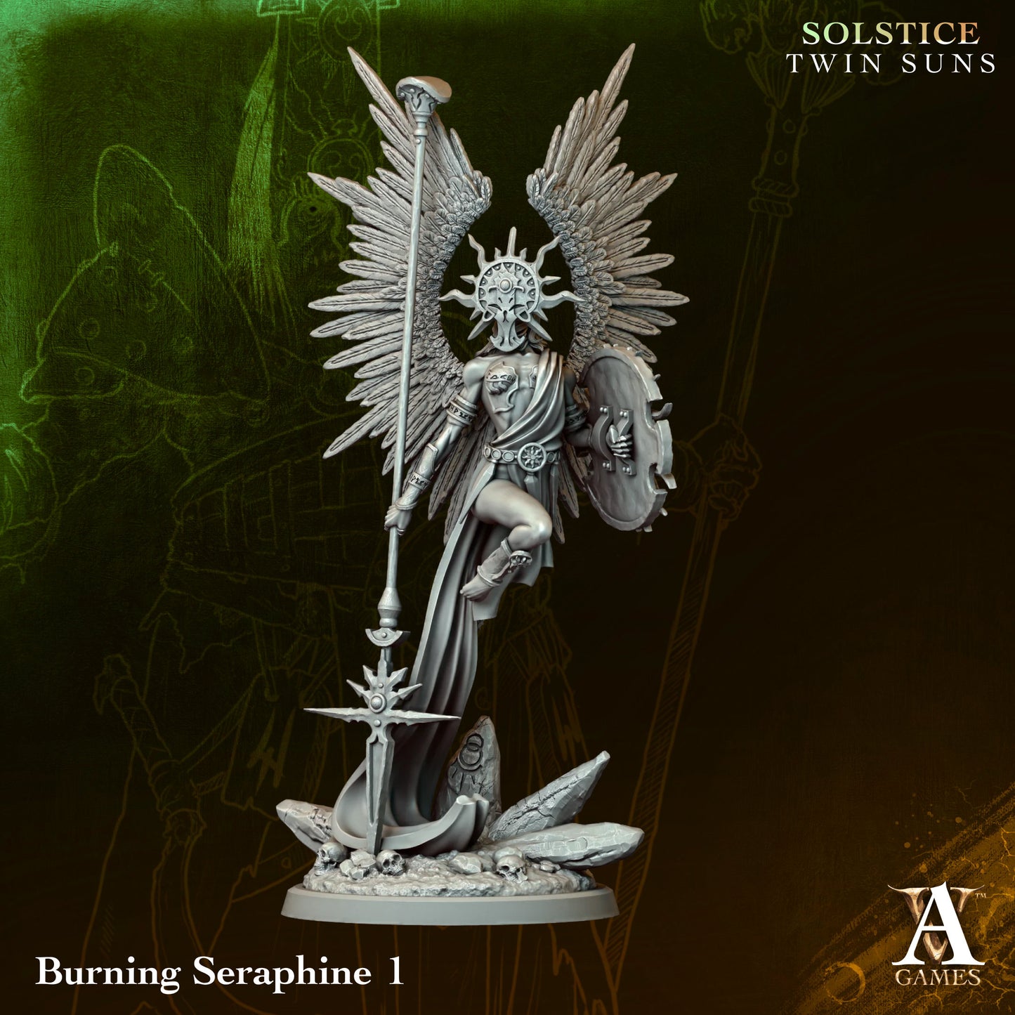 Archvillain Games - Soltice Twin Suns: Burning Seraphine