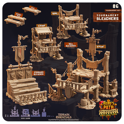 Terrain Essentials 086 - Medieval Tournament: Tournamnent Bleachers