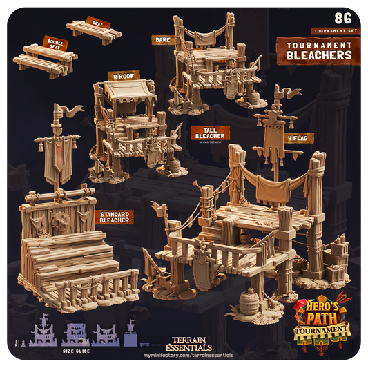 Terrain Essentials 086 - Medieval Tournament: Tournamnent Bleachers