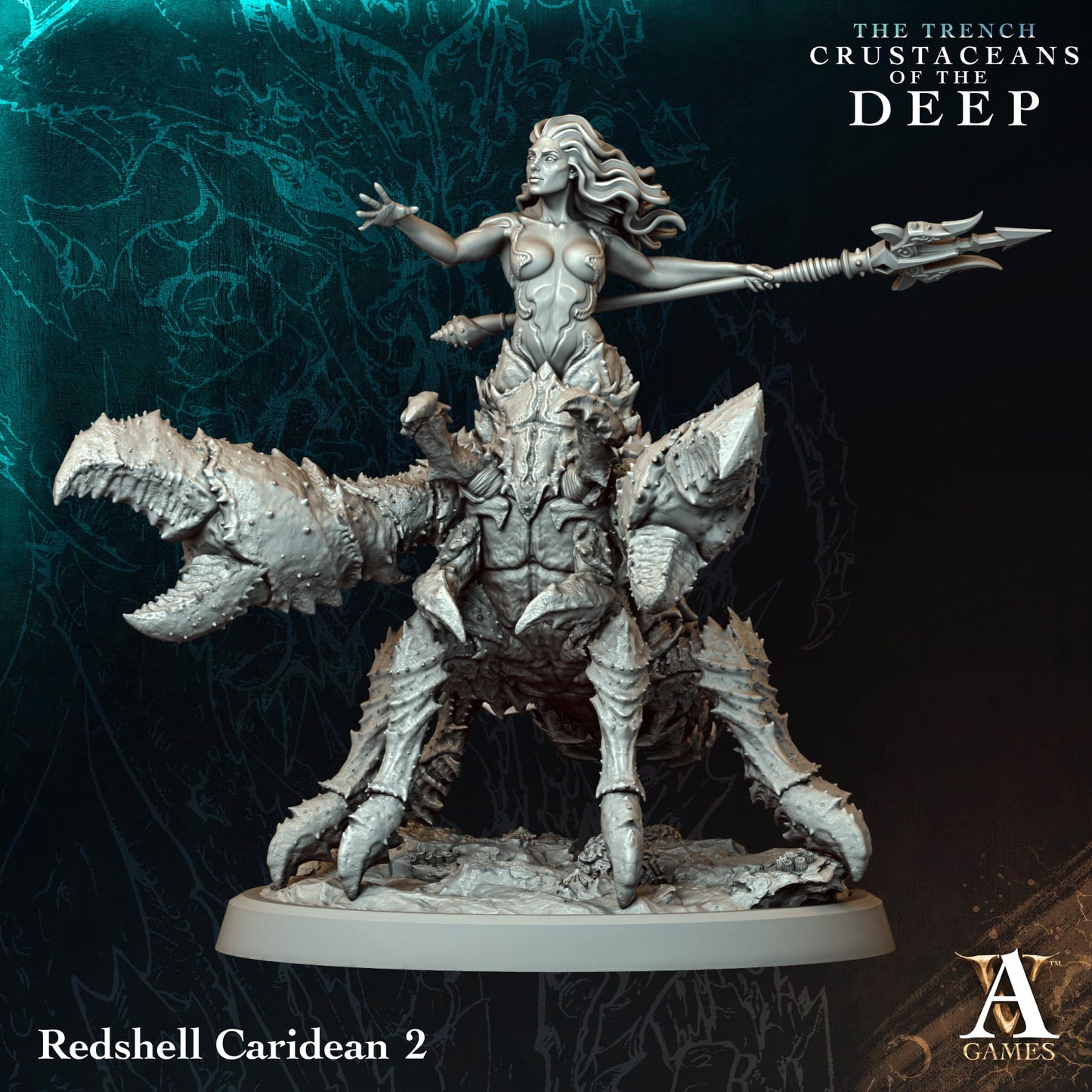 Archvillain Games - The Trench: Crustaceans of the Deep  - Redshell Caridean