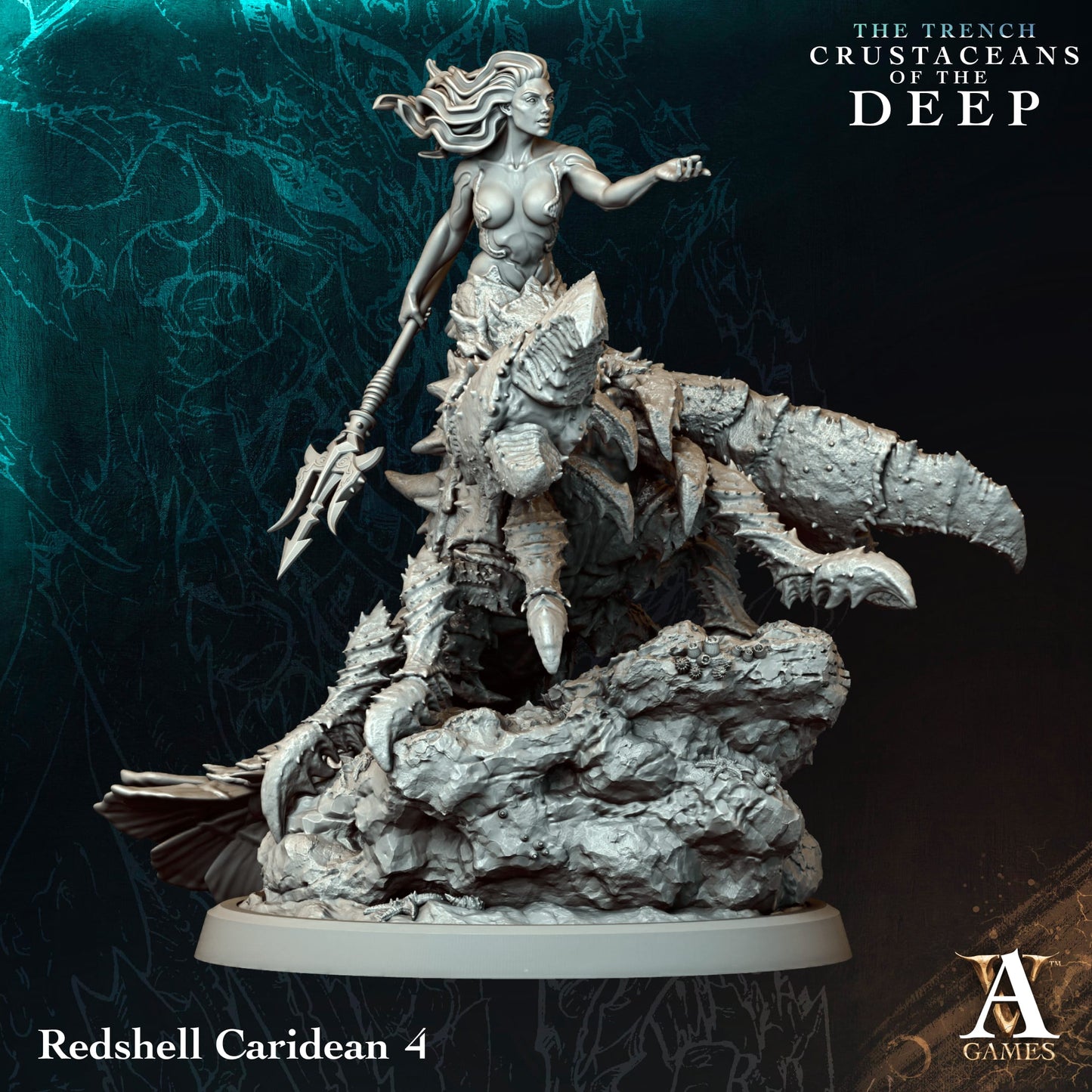 Archvillain Games - The Trench: Crustaceans of the Deep  - Redshell Caridean