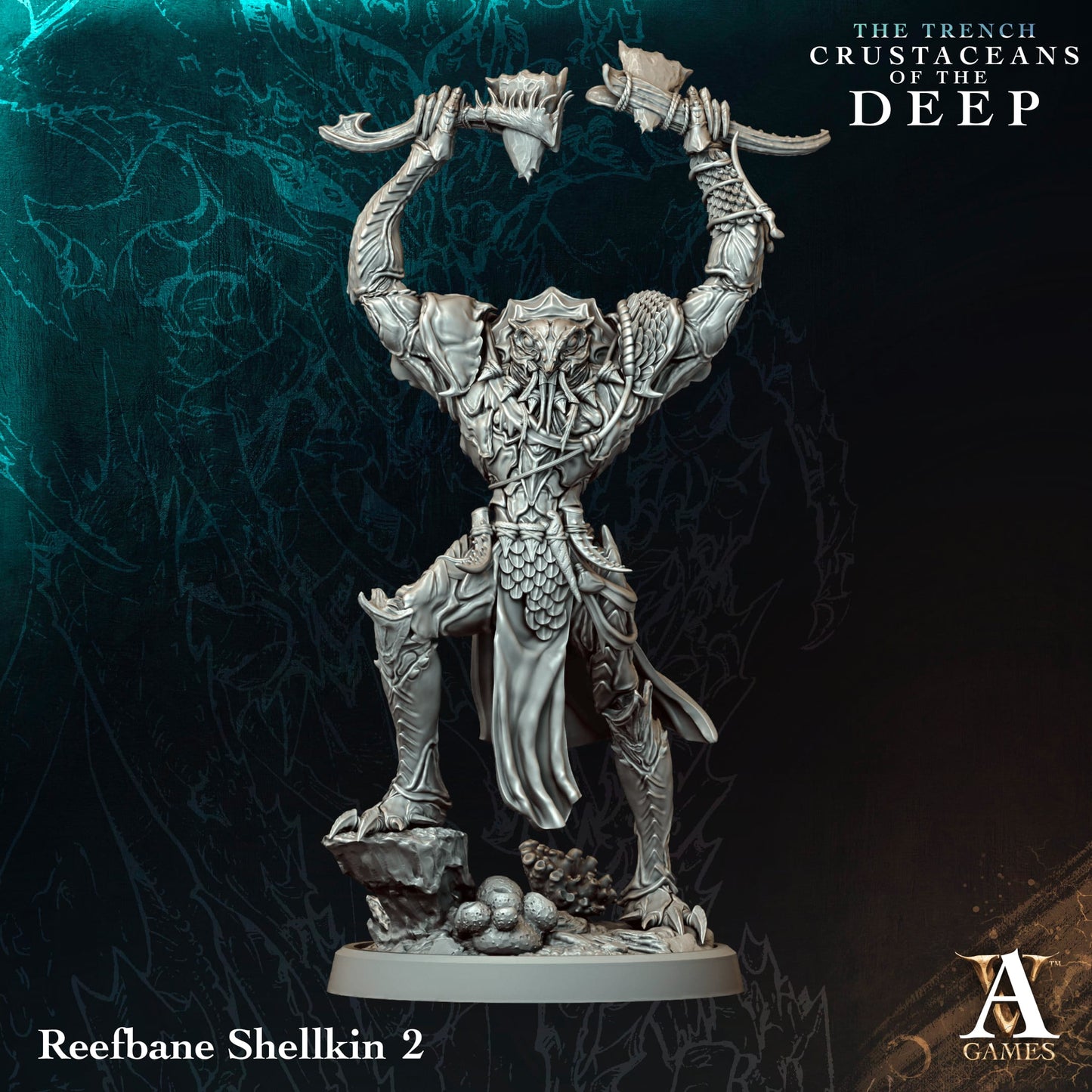 Archvillain Games - The Trench: Crustaceans of the Deep  - Reefbane Shellkin