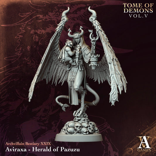 Archvillain Games - Bestiary XXIX: Aviraxa - Herald of Pazuzu