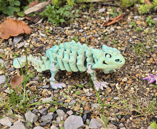 Flexi Factory Skeleton Ankylosaurus