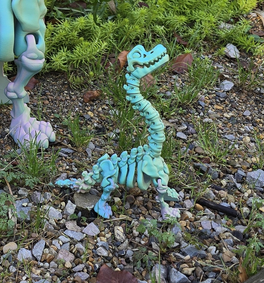 Flexi Factory Skeleton Brachiosaurus